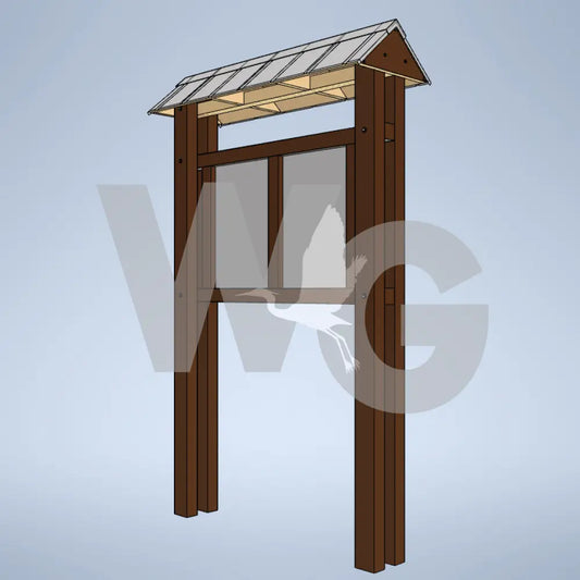 Trailhead Kiosk 22 (Aluminum/Steel)
