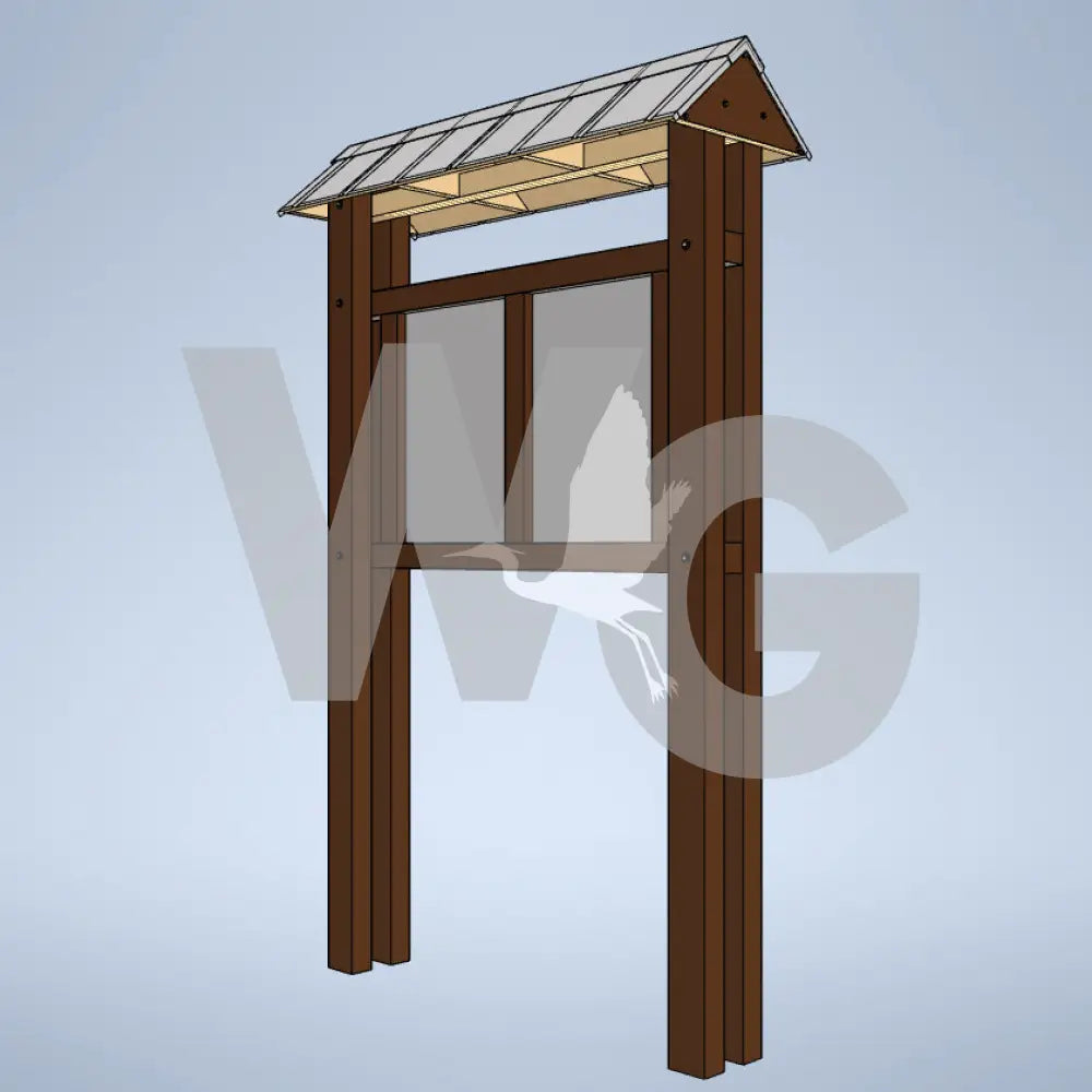 Trailhead Kiosk 22 (Aluminum/Steel)