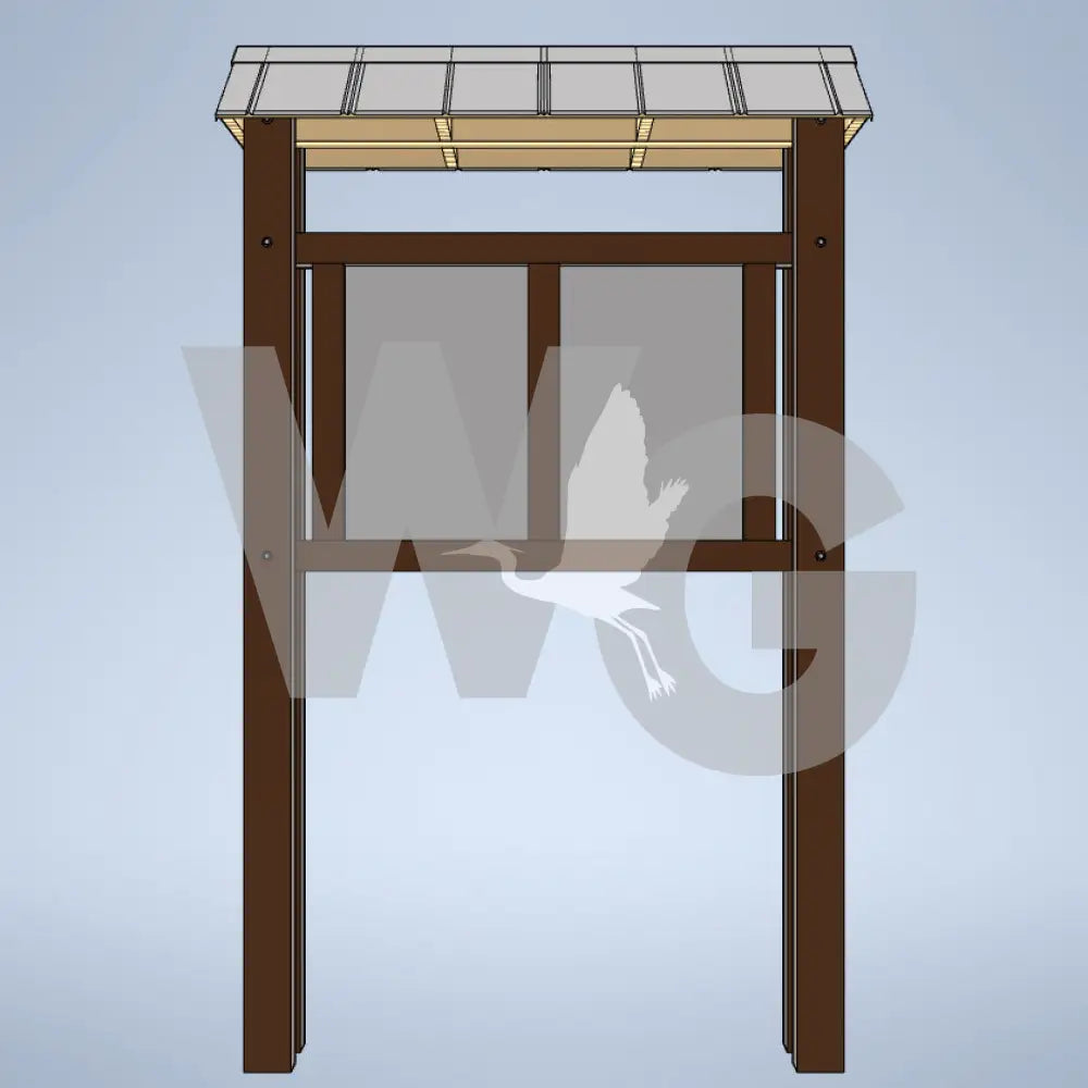 Trailhead Kiosk 22 (Aluminum/Steel)