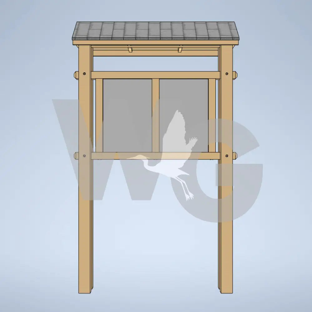 Trailhead Kiosk 24 (Wood/Recycled Lumber)