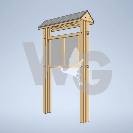Trailhead Kiosk 24 (Wood/Recycled Lumber)