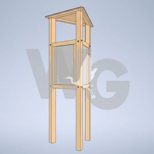 Triangular Kiosk (Wood/Recycled Lumber)