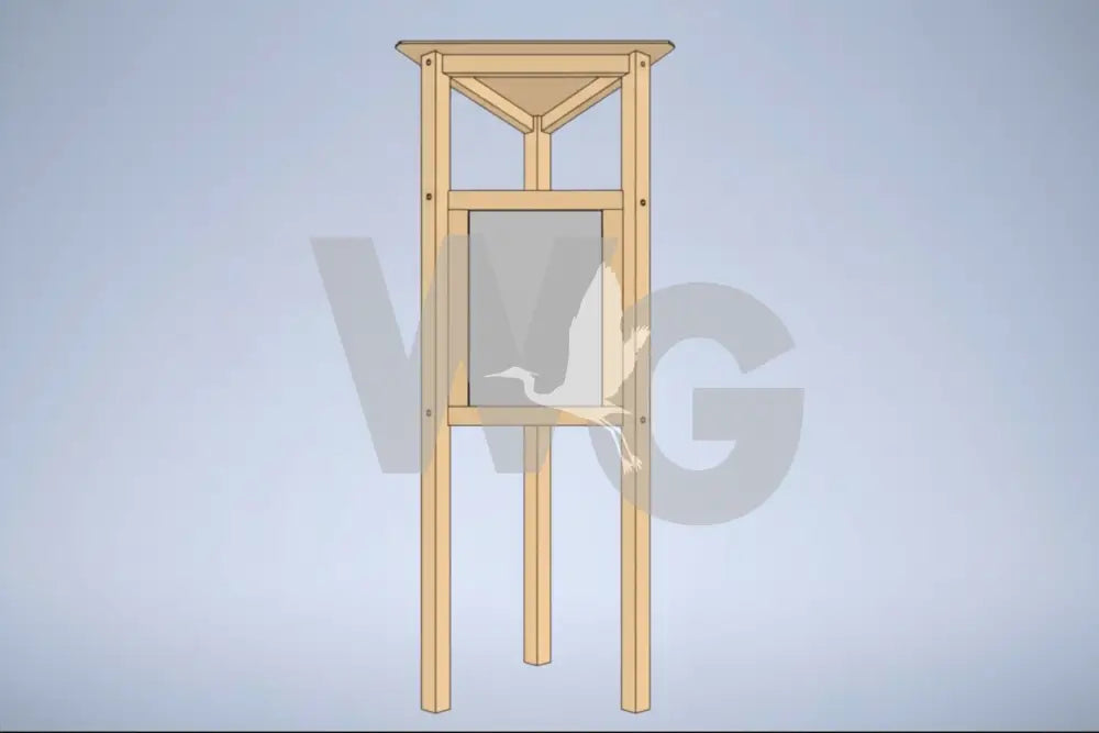 Triangular Kiosk (Wood/Recycled Lumber)