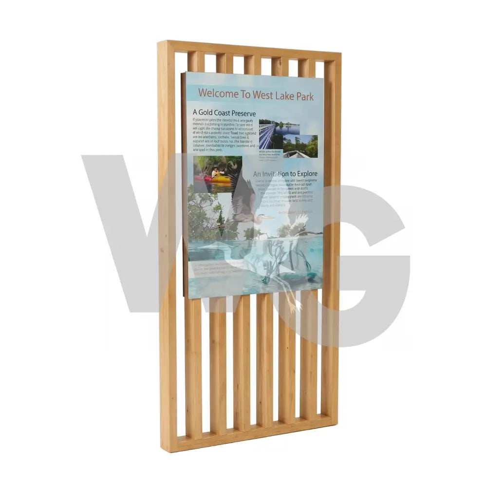 Upright Slat 1 Interactive Exhibit