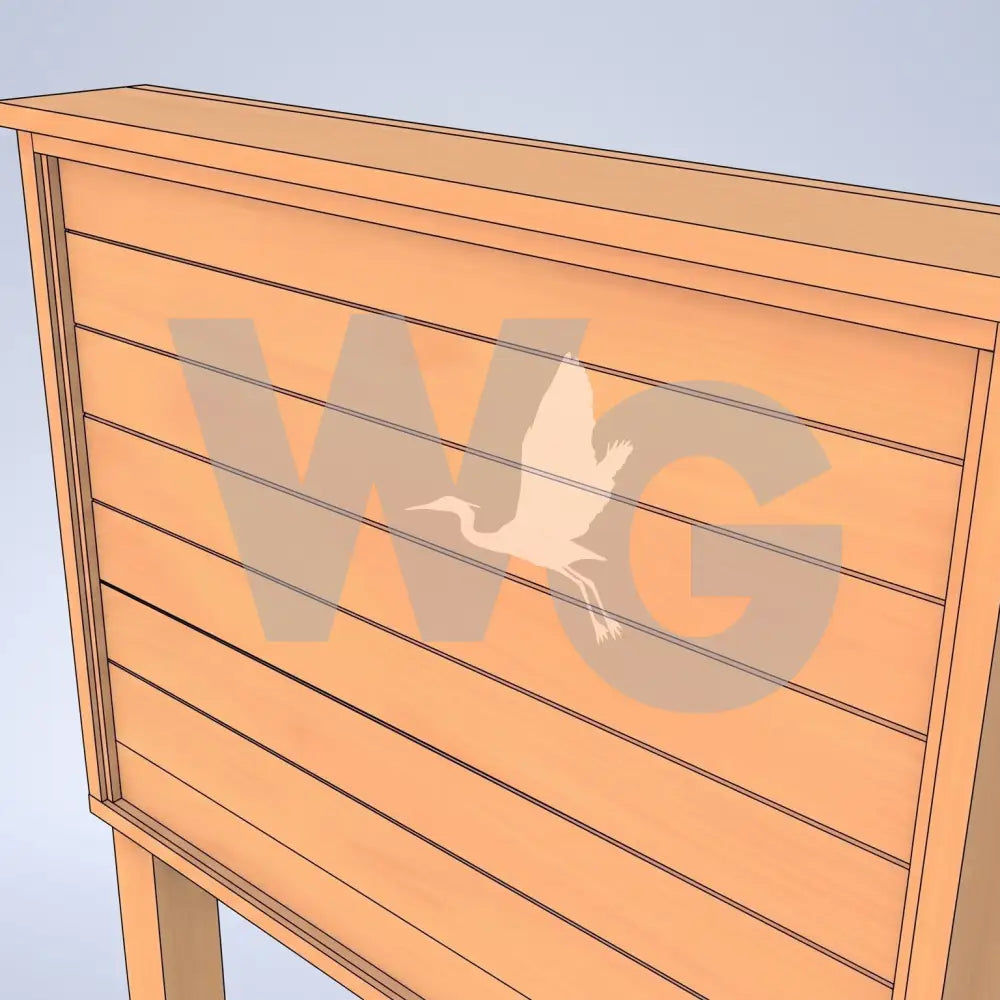 Wall Kiosk 2 (Wood/Recycled Lumber)