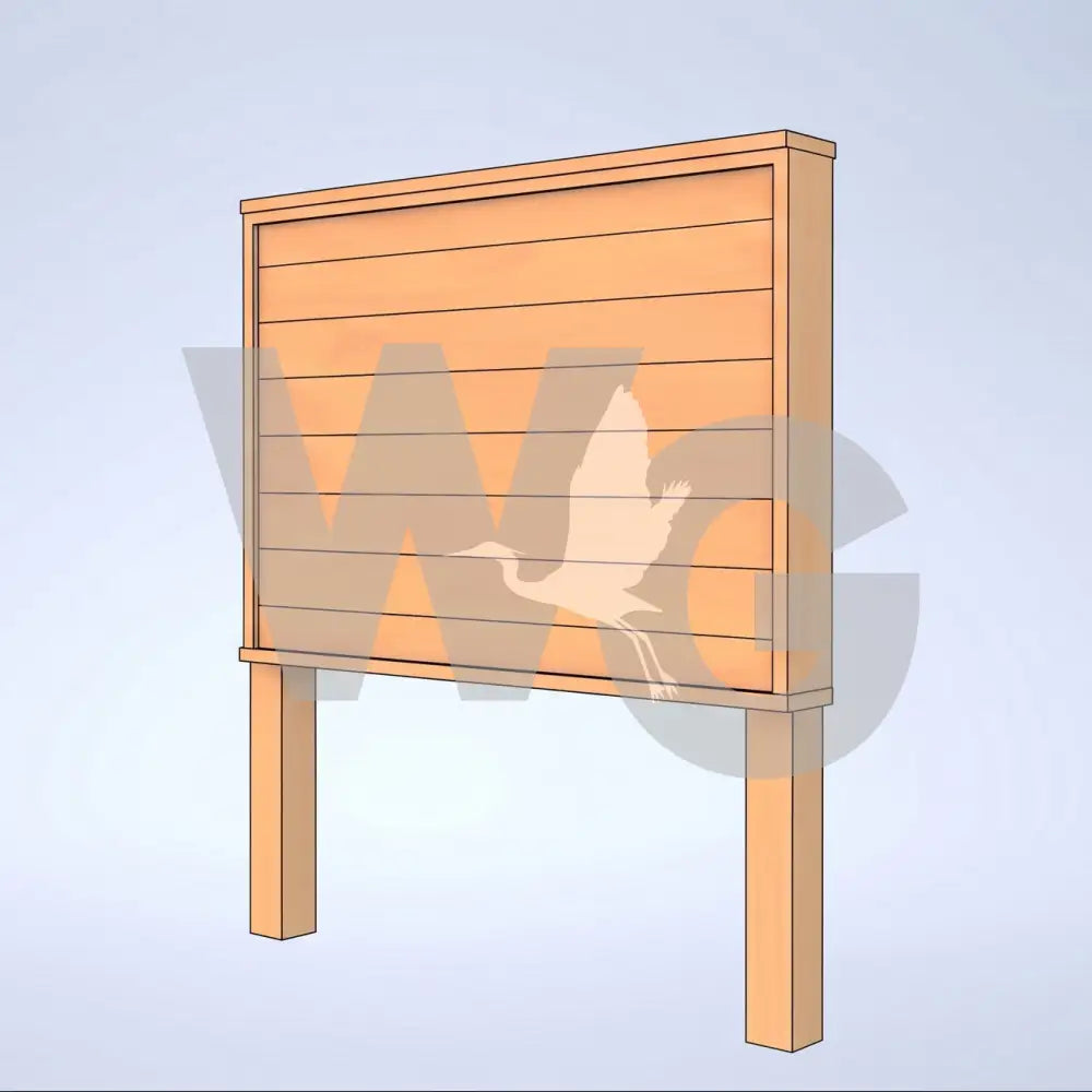 Wall Kiosk 2 (Wood/Recycled Lumber)