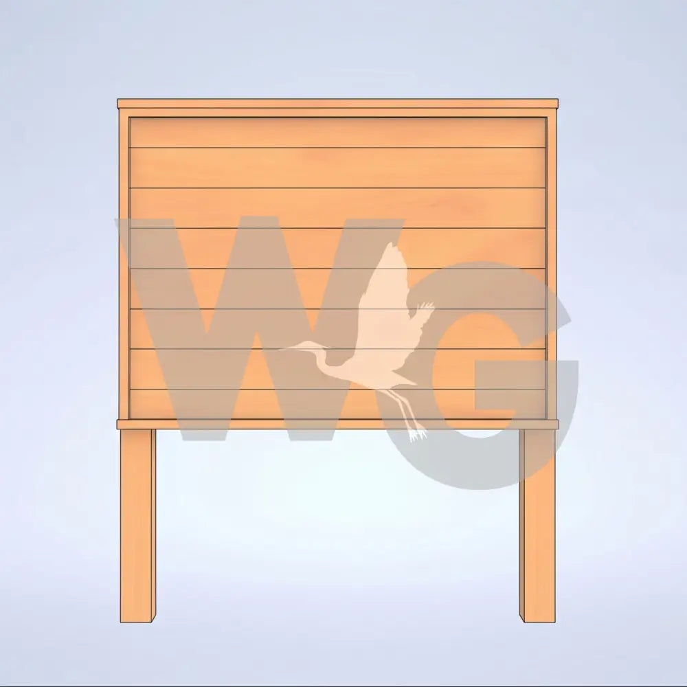 Wall Kiosk 2 (Wood/Recycled Lumber)
