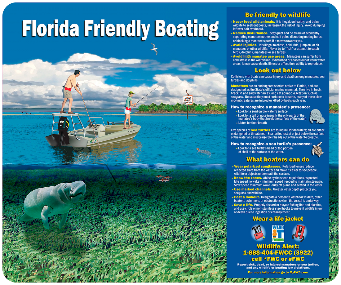 Florida Friendly Boating Sign – Wilderness Graphics, Inc.